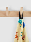 hanging loop for dinosaurs towel for kids made in Spain
